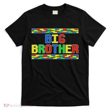 Big Brother Building Blocks Bricks T-Shirt