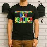 Big Brother Building Blocks Bricks T-Shirt thumb 6