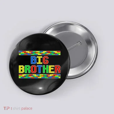 Big Brother Building Blocks Bricks Button
