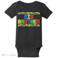 Big Brother Building Blocks Bricks Baby Bodysuit thumb 0