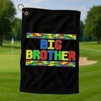 Big Brother Building Blocks Bricks Golf Towel thumb 1