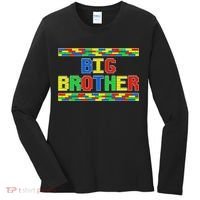 Big Brother Building Blocks Bricks Women's Long Sleeve Shirt thumb 0