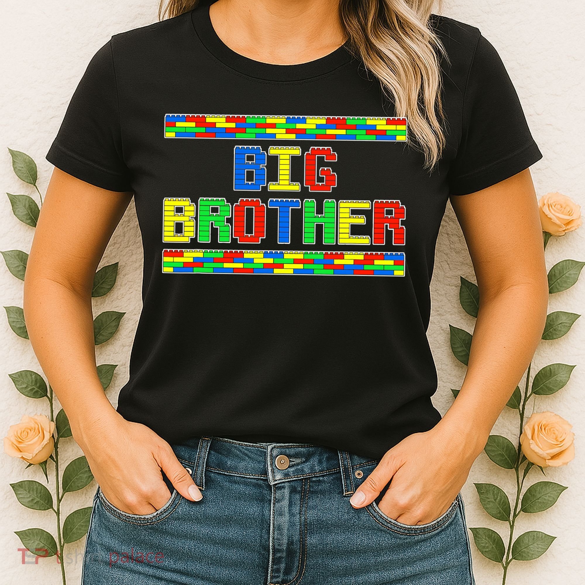 Big Brother Building Blocks Bricks Women's T-Shirt