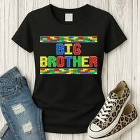 Big Brother Building Blocks Bricks Women's T-Shirt thumb 3