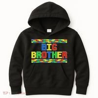 Big Brother Building Blocks Bricks Kids Hoodie thumb 0