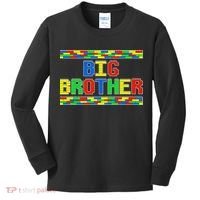 Big Brother Building Blocks Bricks Kids Long Sleeve Shirt thumb 0