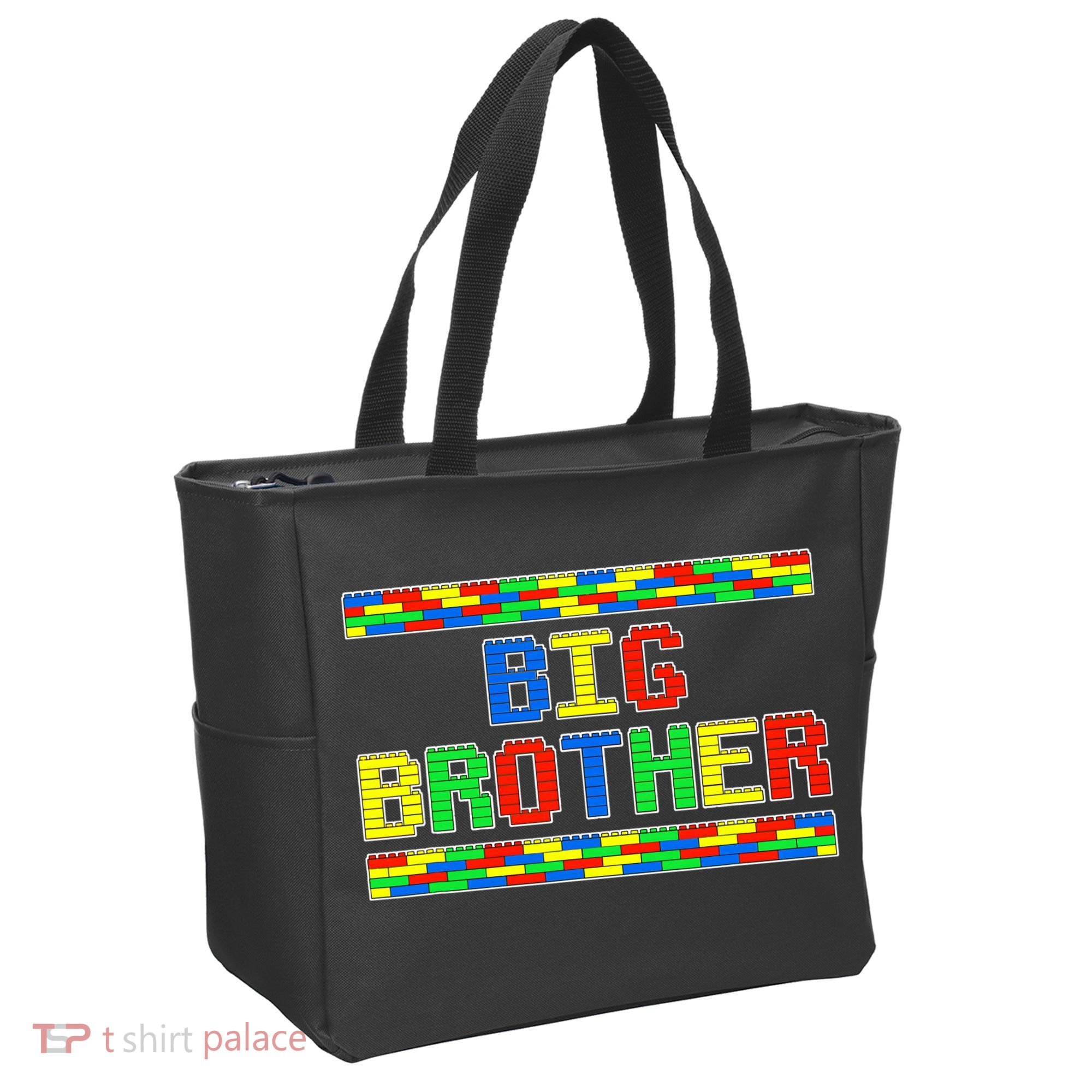 Big Brother Building Blocks Bricks Tote Bag