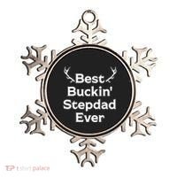 Best Buckin' Bonus Dad Ever Bonus Father Stepdad Great Gift Ornament thumb 0