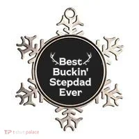 Best Buckin' Bonus Dad Ever Bonus Father Stepdad Great Gift Ornament thumb 0