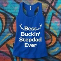 Best Buckin' Bonus Dad Ever Bonus Father Stepdad Great Gift Women's Tank Top thumb 3