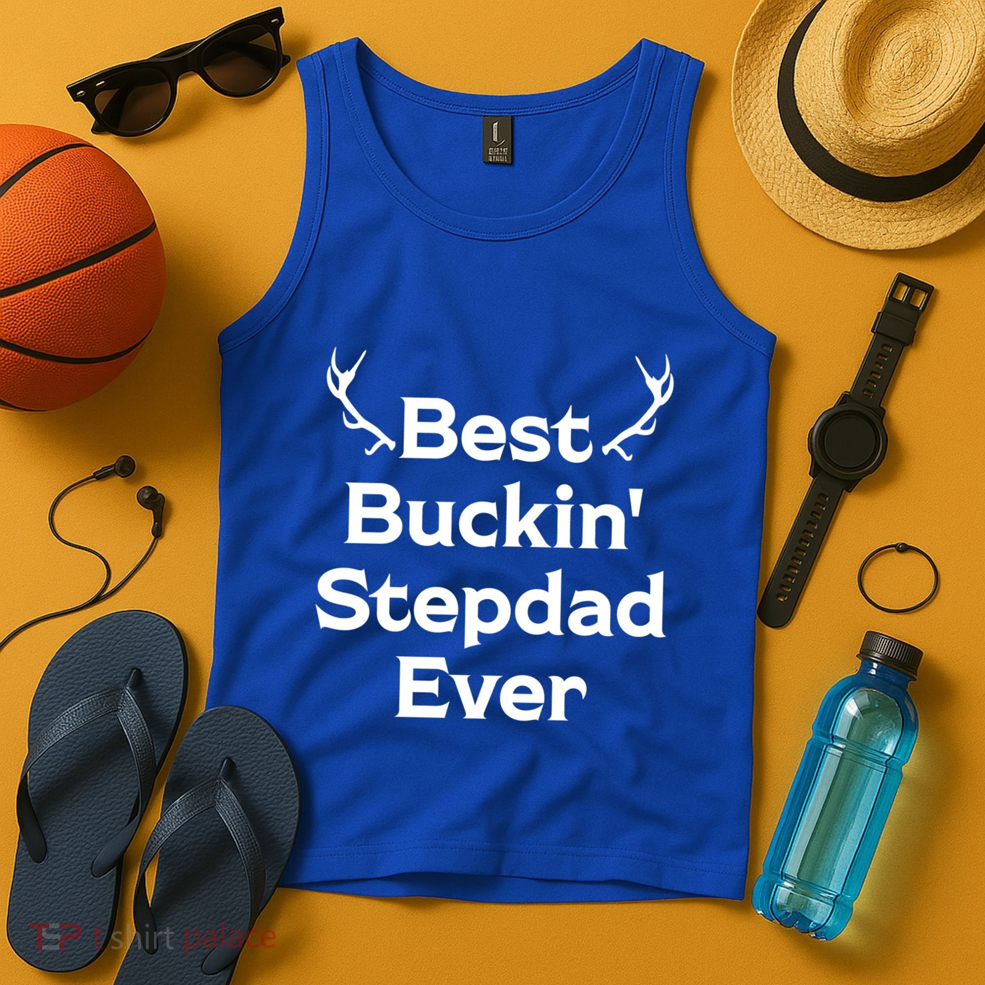 Best Buckin' Bonus Dad Ever Bonus Father Stepdad Great Gift Tank Top