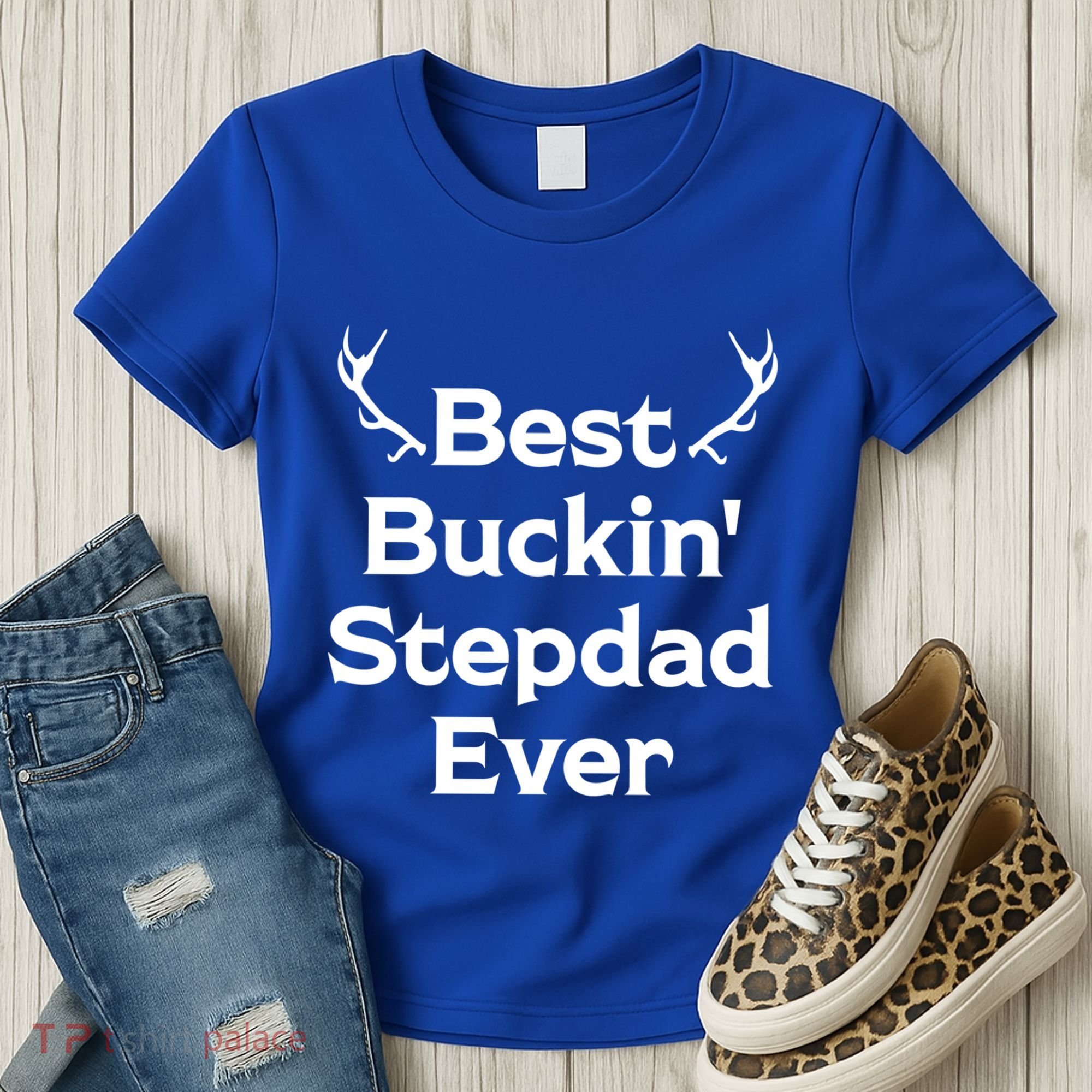 Best Buckin' Bonus Dad Ever Bonus Father Stepdad Great Gift Women's T-Shirt