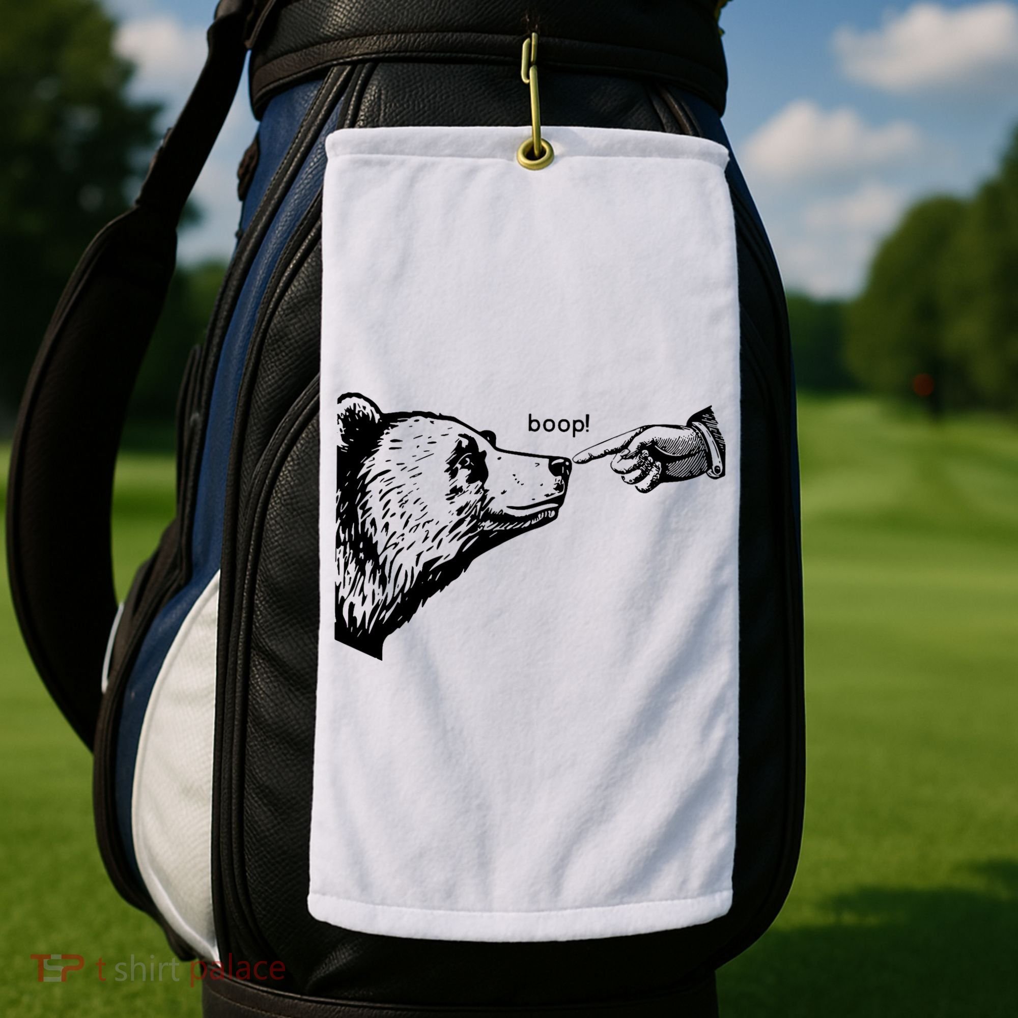 Boop Bear Golf Towel