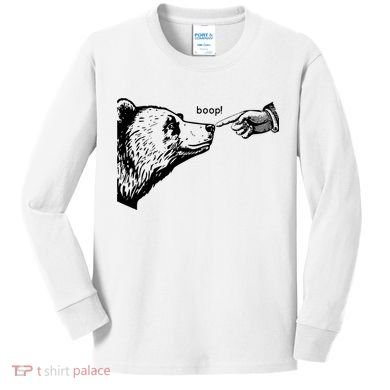 Boop Bear Kids Long Sleeve Shirt