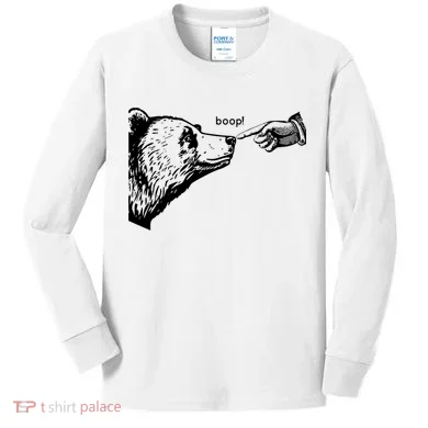 Boop Bear Kids Long Sleeve Shirt