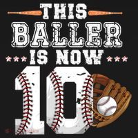 Boy Baseball Birthday age 10 Sports themed birthday Coaster thumb 2