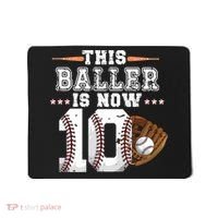 Boy Baseball Birthday age 10 Sports themed birthday Mousepad thumb 0