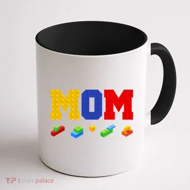 Builder Building Blocks Mom Coffee Mug back