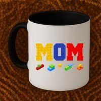 Builder Building Blocks Mom Coffee Mug thumb 2