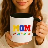 Builder Building Blocks Mom Coffee Mug thumb 3