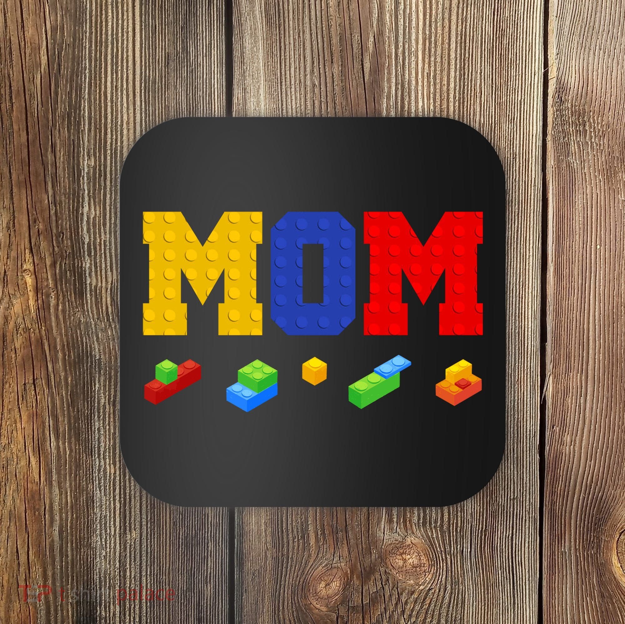 Builder Building Blocks Mom Coaster