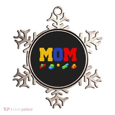 Builder Building Blocks Mom Ornament