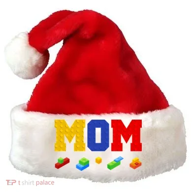 Builder Building Blocks Mom Santa Hat