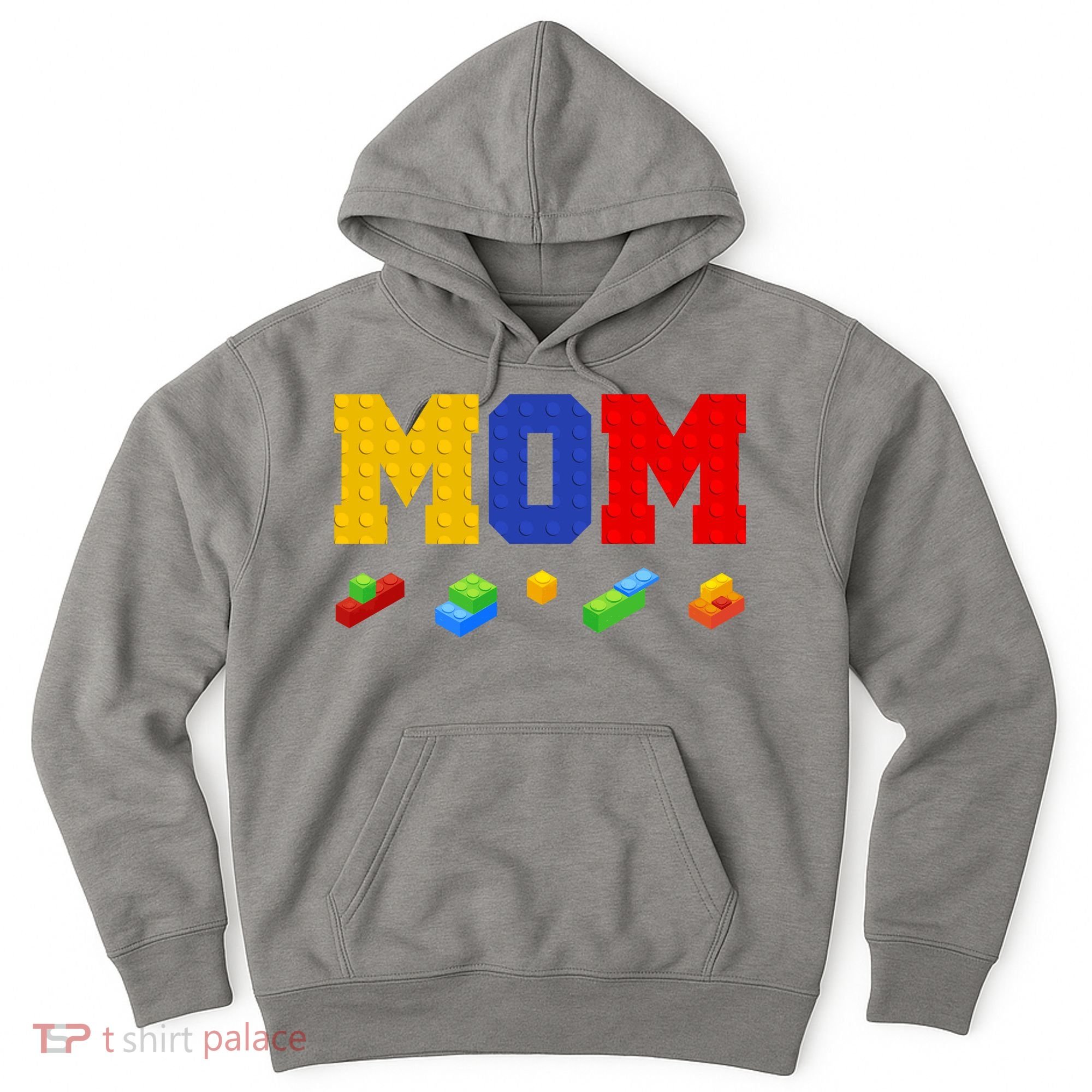 Builder Building Blocks Mom Hoodie