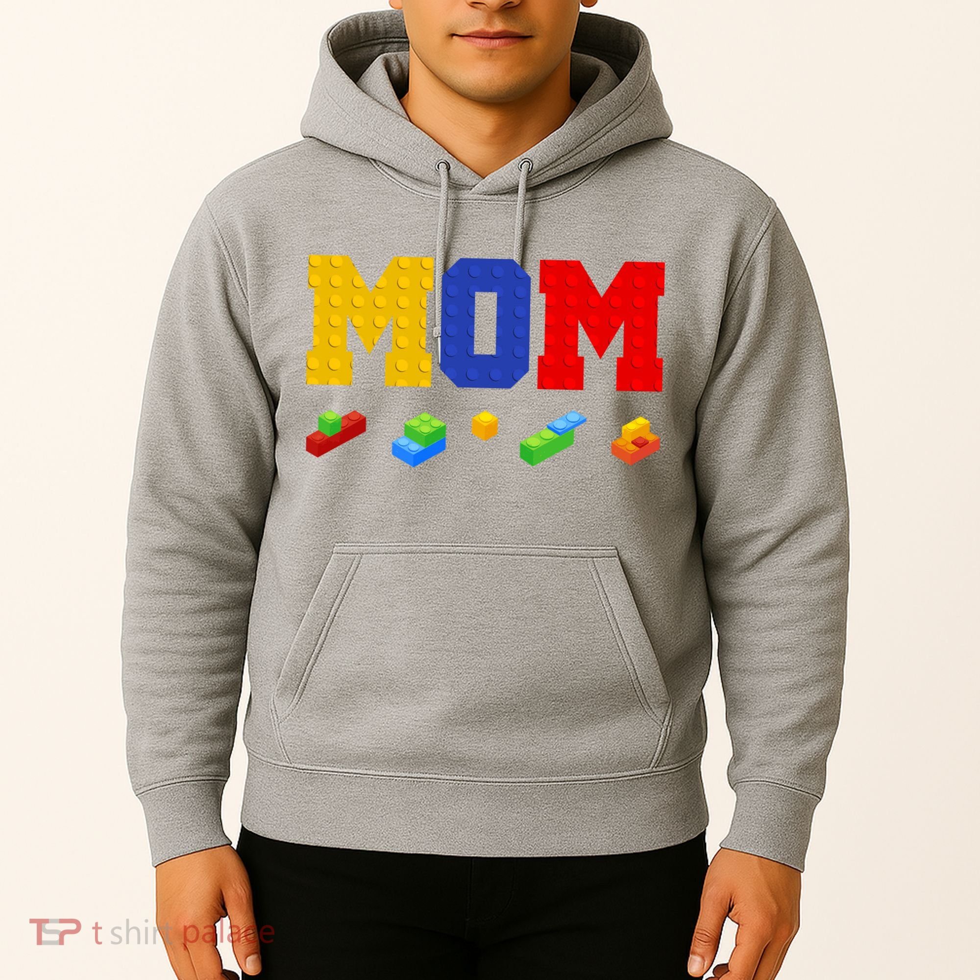 Builder Building Blocks Mom Hoodie