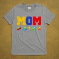 Builder Building Blocks Mom T-Shirt thumb 5