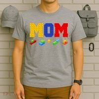 Builder Building Blocks Mom T-Shirt thumb 6