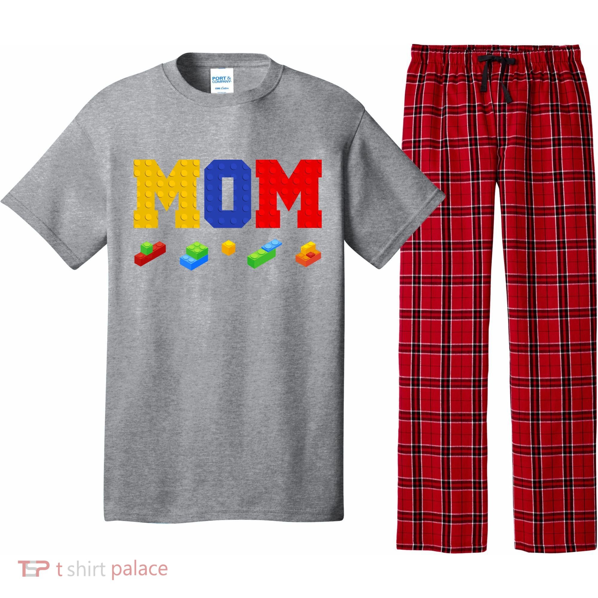 Builder Building Blocks Mom Pajama Set