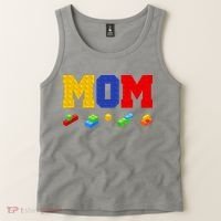 Builder Building Blocks Mom Tank Top thumb 2