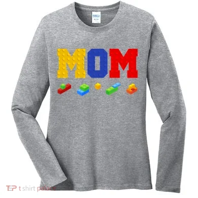 Builder Building Blocks Mom Women's Long Sleeve Shirt