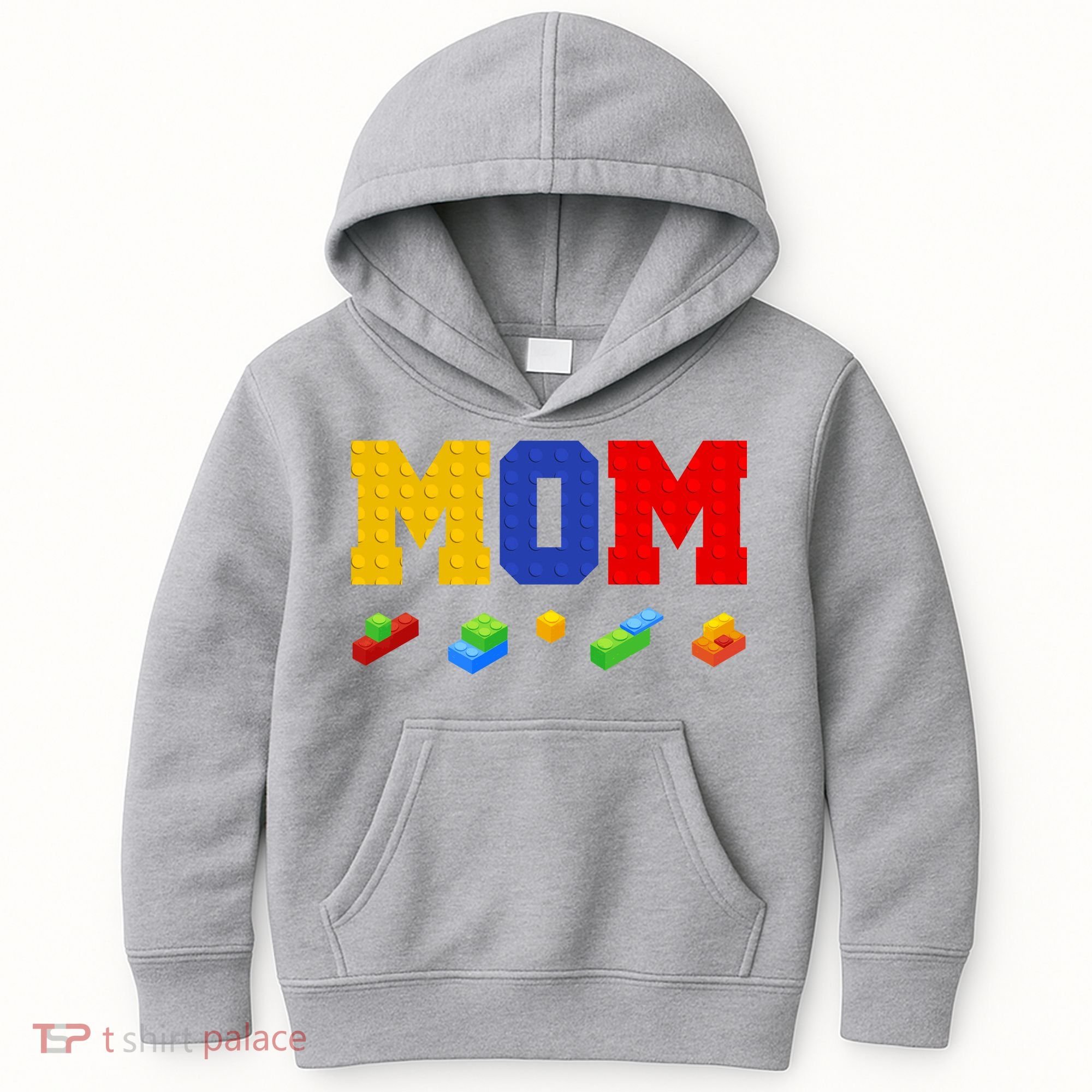 Builder Building Blocks Mom Kids Hoodie