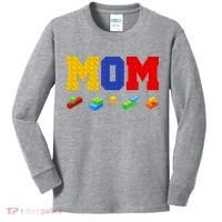 Builder Building Blocks Mom Kids Long Sleeve Shirt thumb 0