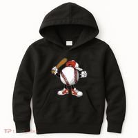 Baseball Boy Kids Hoodie thumb 0