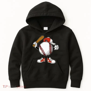 Baseball Boy Kids Hoodie