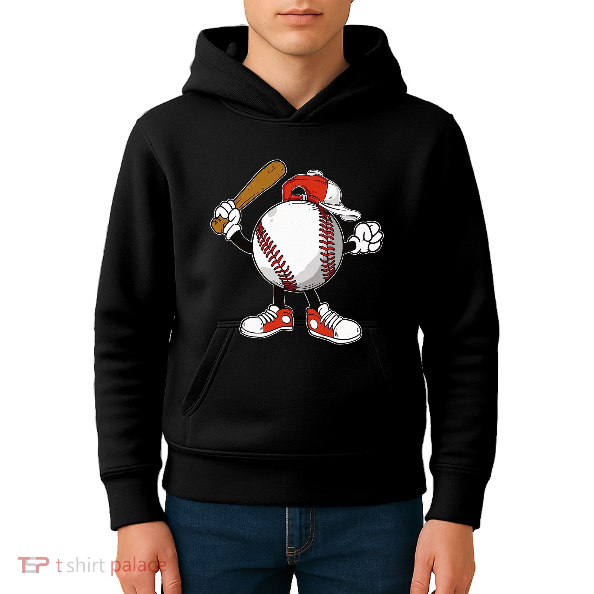 Baseball Boy Kids Hoodie