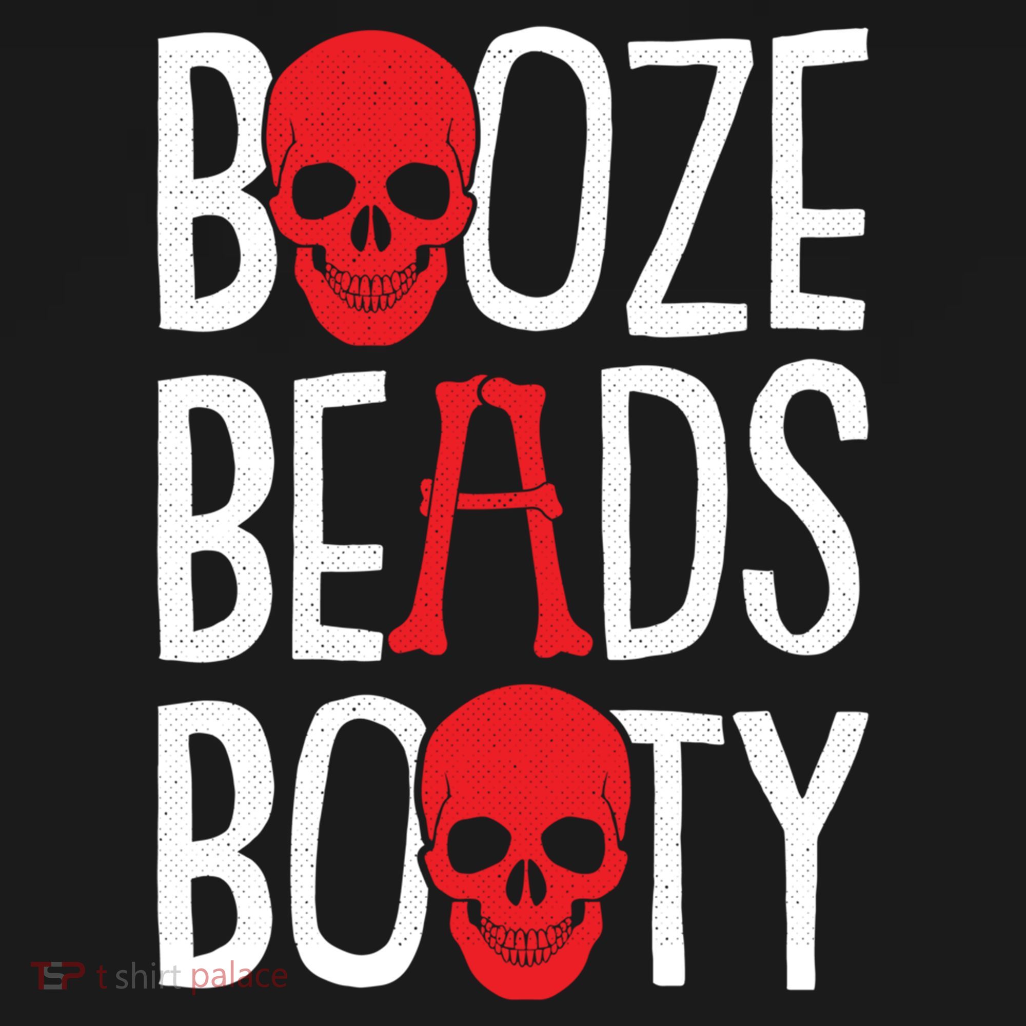 Booze Beads Booty Gasparilla Pirate Festival Jollyroger Gift Women's Hoodie
