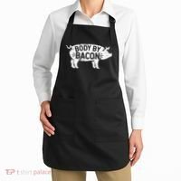 Body By Bacon For Low Carb High Fat Ketogenic Diet Apron thumb 2