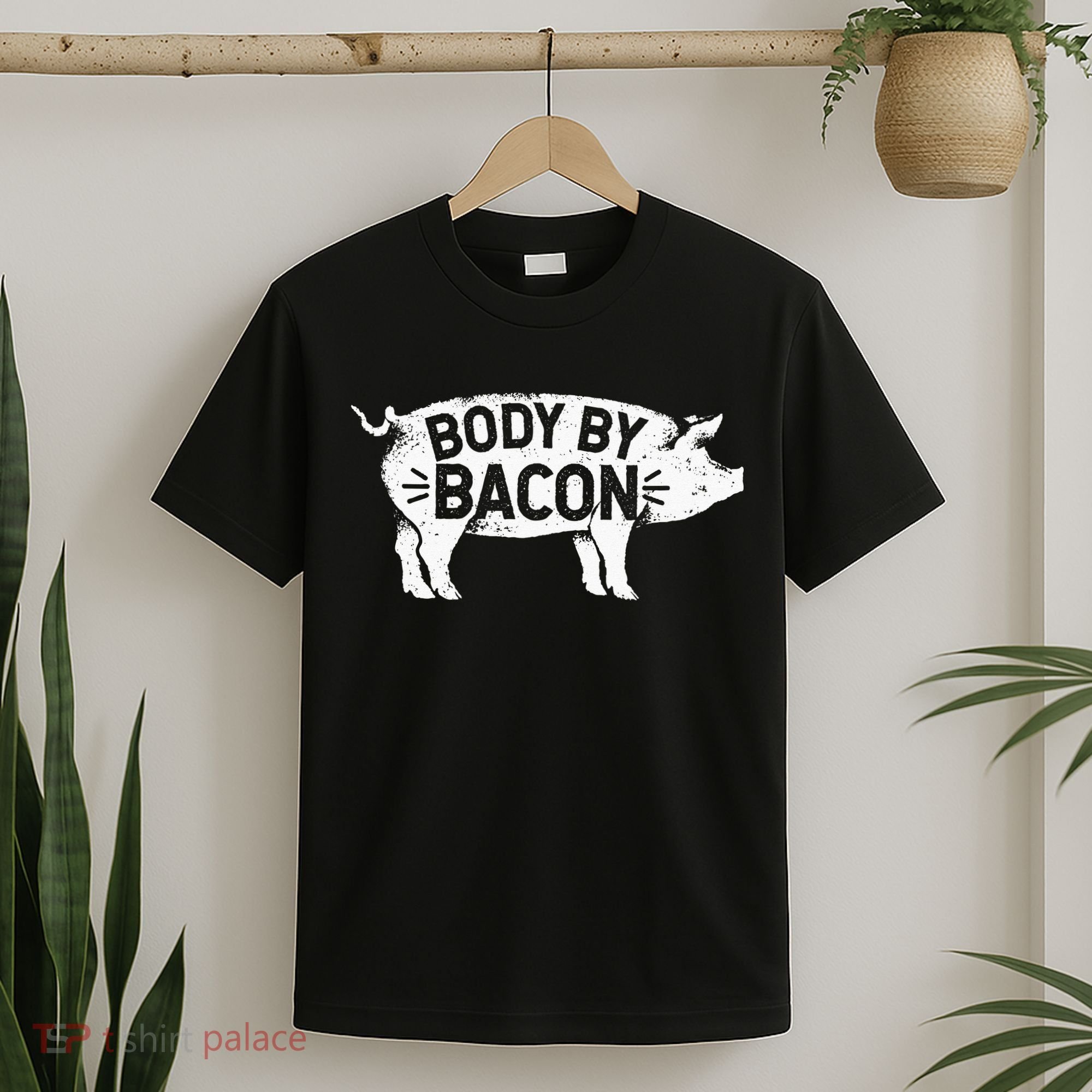 Body By Bacon For Low Carb High Fat Ketogenic Diet T-Shirt