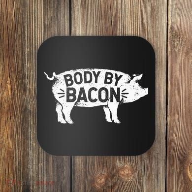 Body By Bacon For Low Carb High Fat Ketogenic Diet Coaster