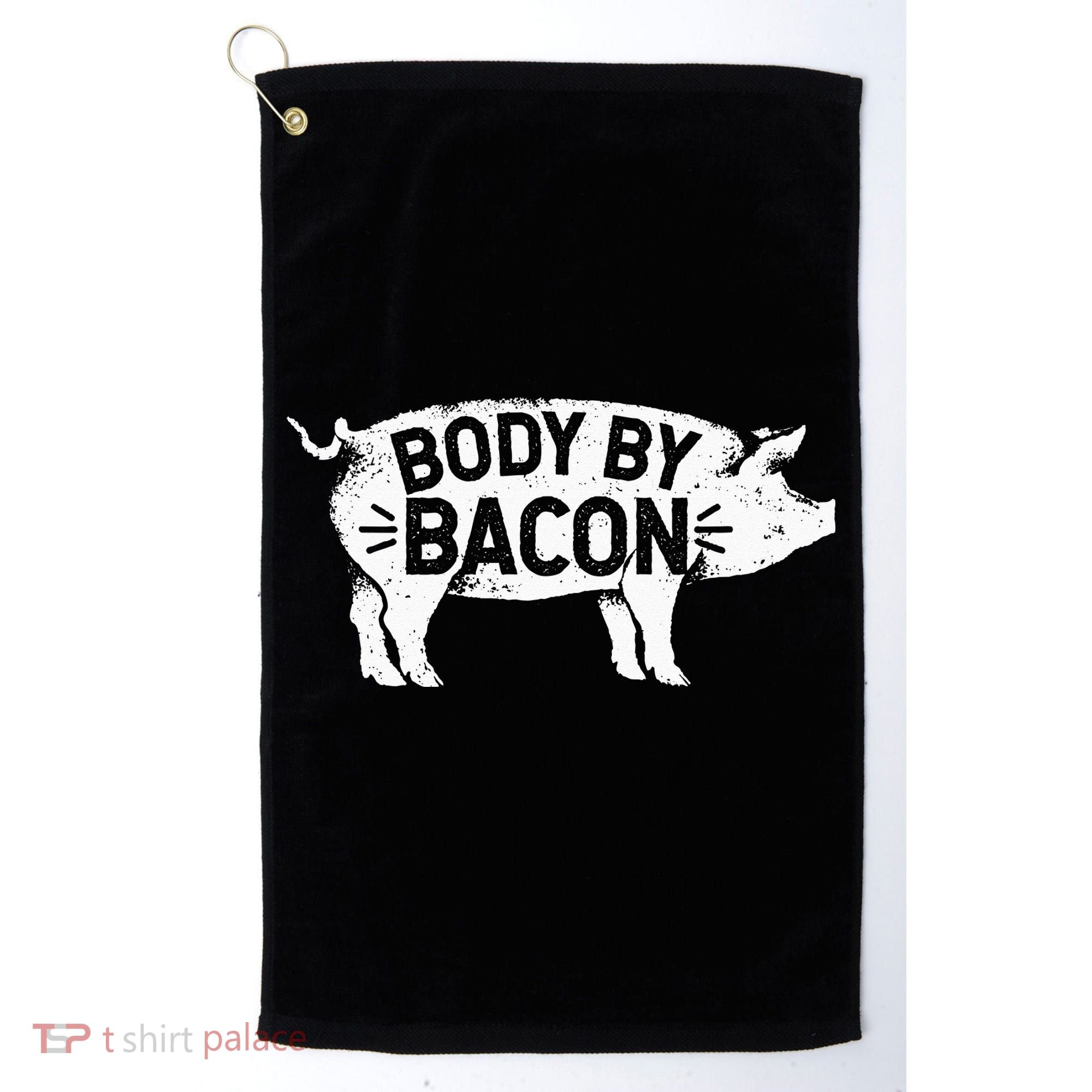 Body By Bacon For Low Carb High Fat Ketogenic Diet Golf Towel