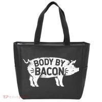 Body By Bacon For Low Carb High Fat Ketogenic Diet Tote Bag thumb 0