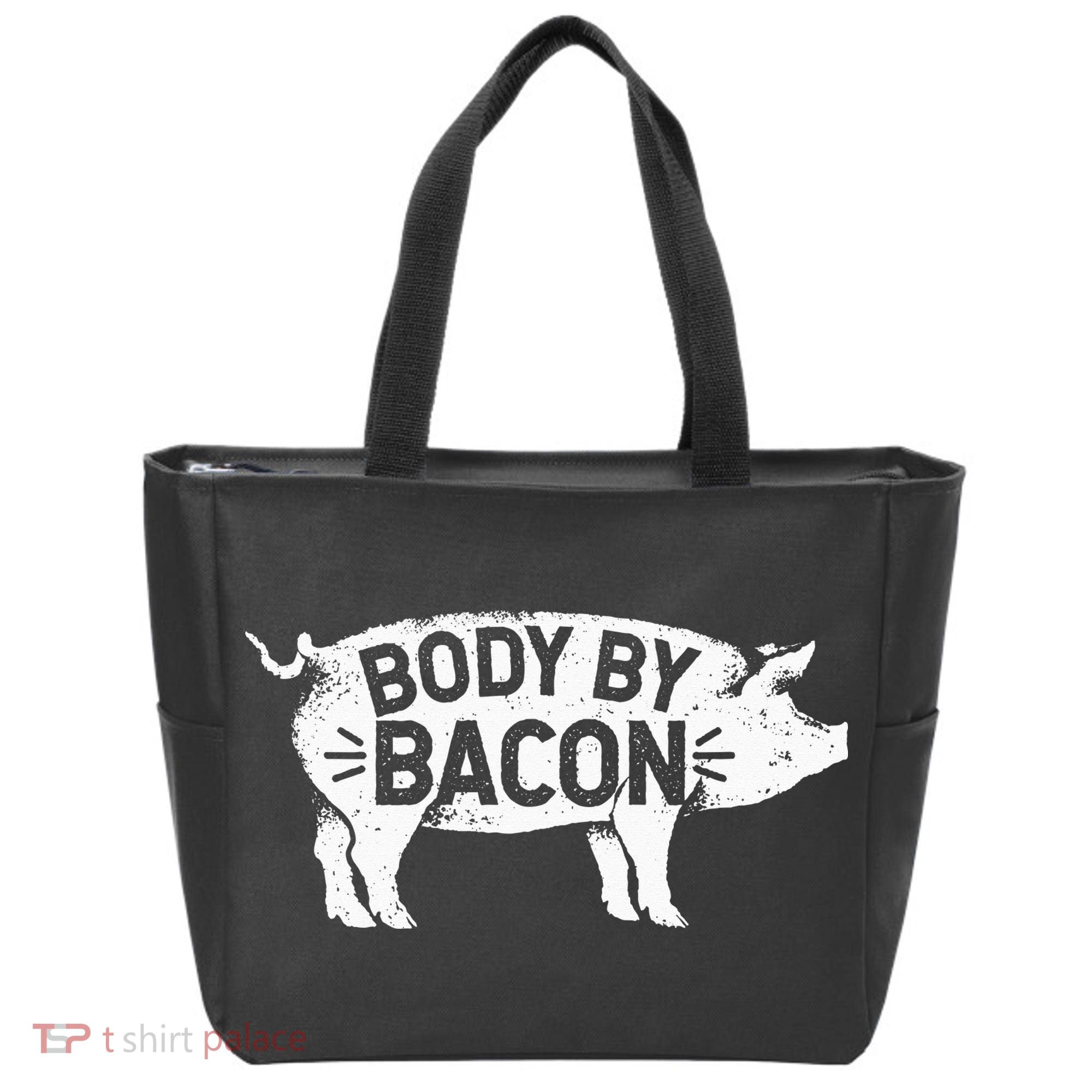 Body By Bacon For Low Carb High Fat Ketogenic Diet Tote Bag