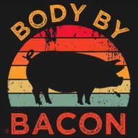 Body By Bacon For Low Carb High Fat Ketogenic Diet Apron thumb 3