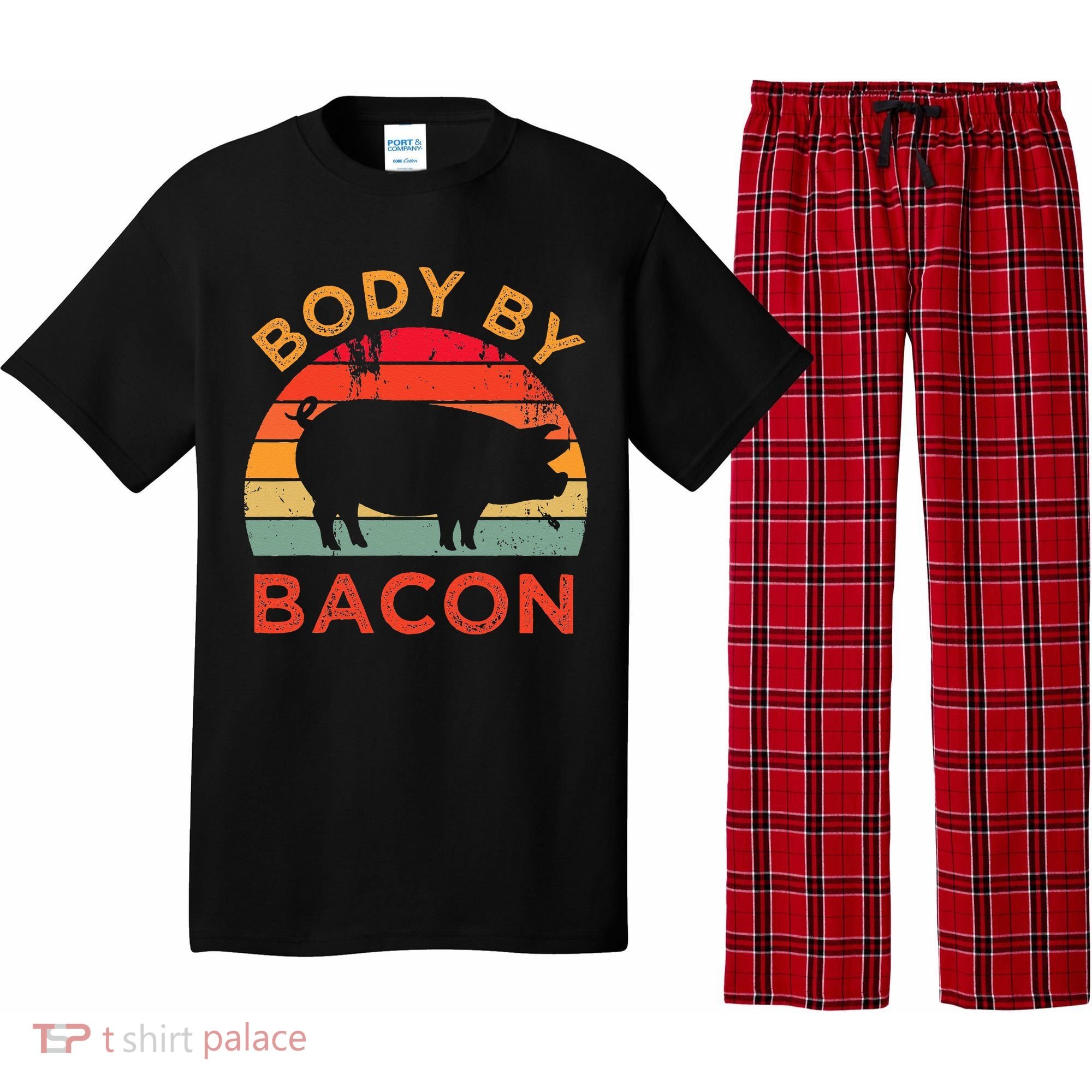 Body By Bacon For Low Carb High Fat Ketogenic Diet Pajama Set