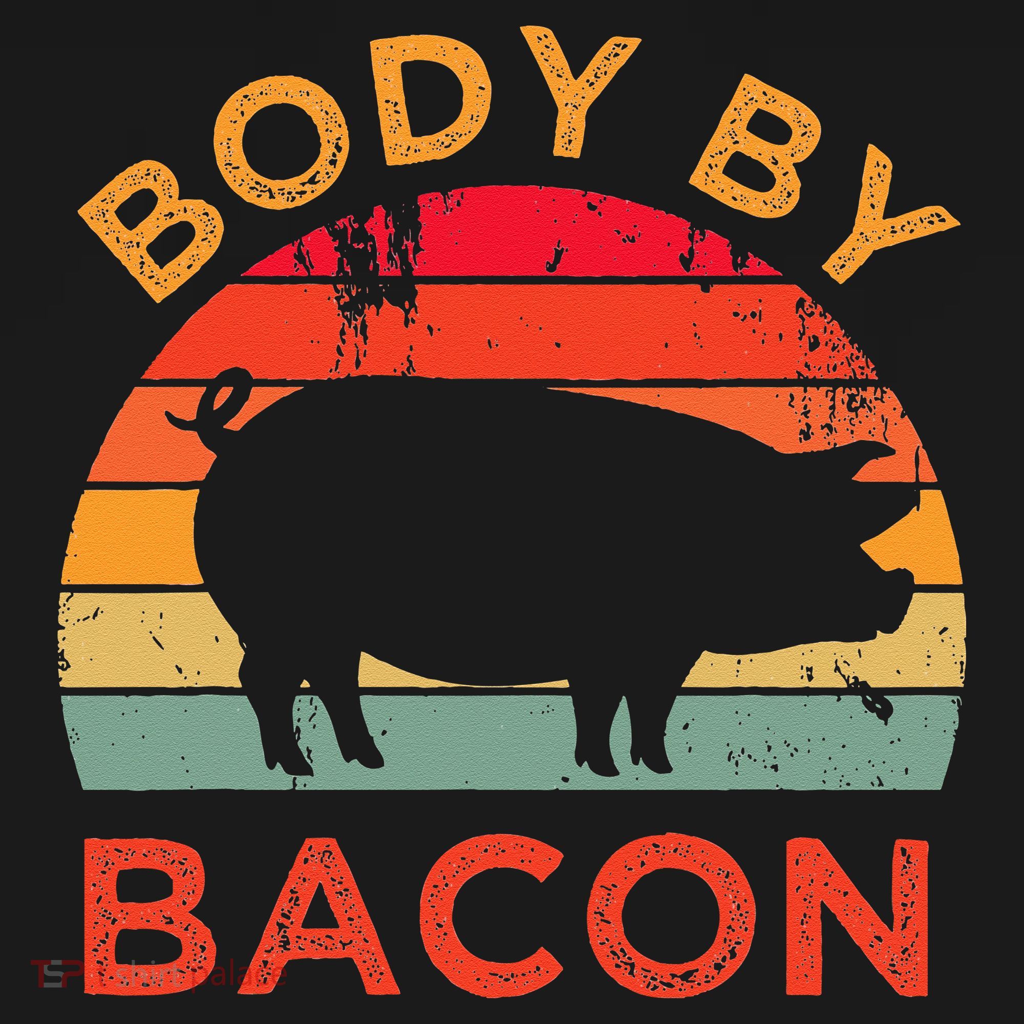 Body By Bacon For Low Carb High Fat Ketogenic Diet Mousepad