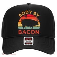 Body By Bacon For Low Carb High Fat Ketogenic Diet Hat thumb 0